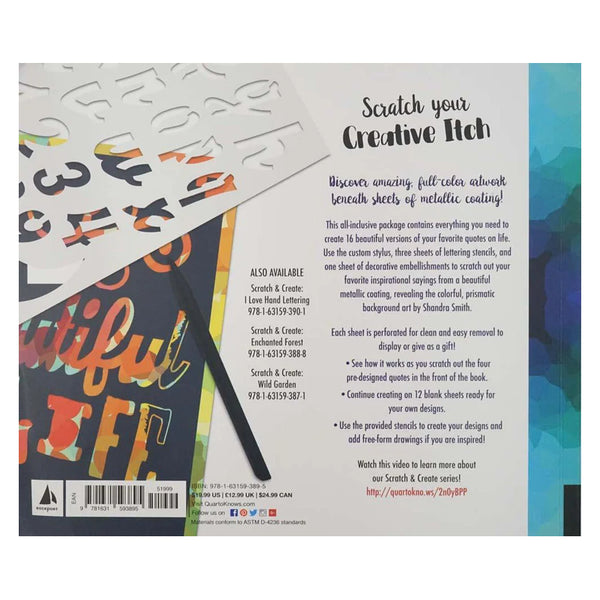 Scratch & Create: Hand-Lettered Life by Shandra Smith