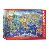 Eurographics 2000pc Puzzle - Crazy World