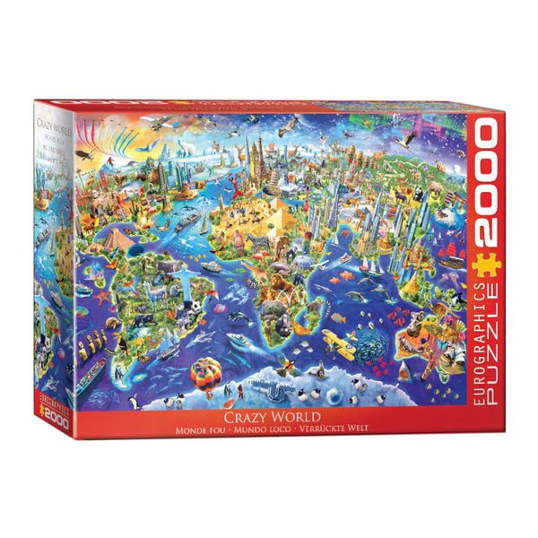 Eurographics 2000pc Puzzle - Crazy World
