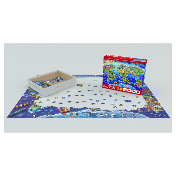 Eurographics 2000pc Puzzle - Crazy World