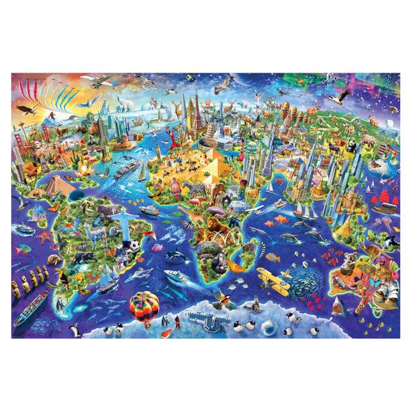 Eurographics 2000pc Puzzle - Crazy World