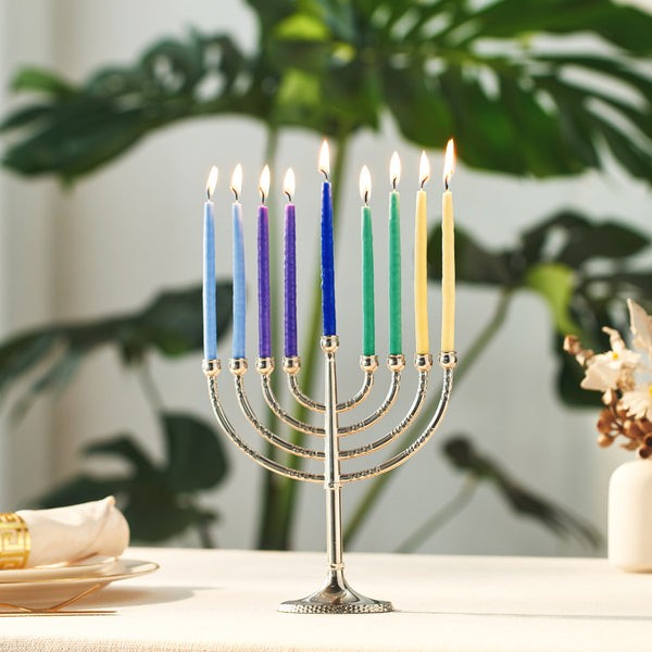 Rite Lite Pure Vegetable Wax Chanukah Candles 45pk Multicolour