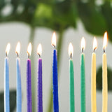 Rite Lite Pure Vegetable Wax Chanukah Candles 45pk Multicolour