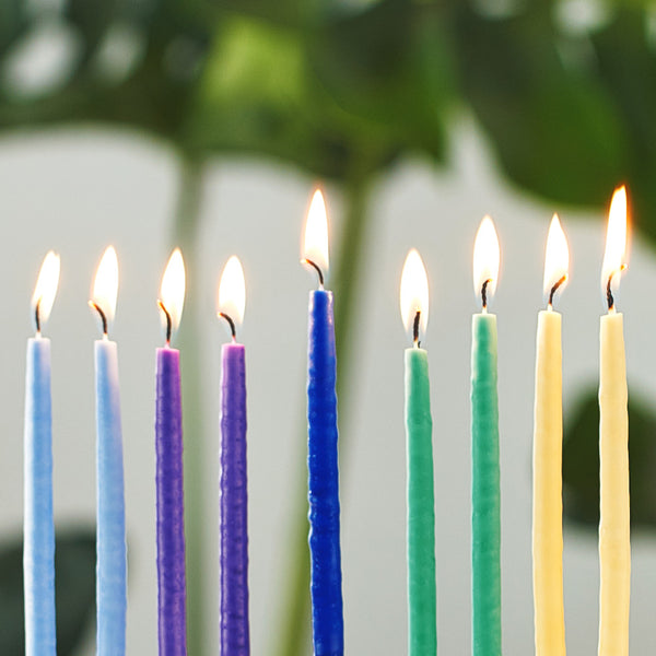 Rite Lite Pure Vegetable Wax Chanukah Candles 45pk Multicolour