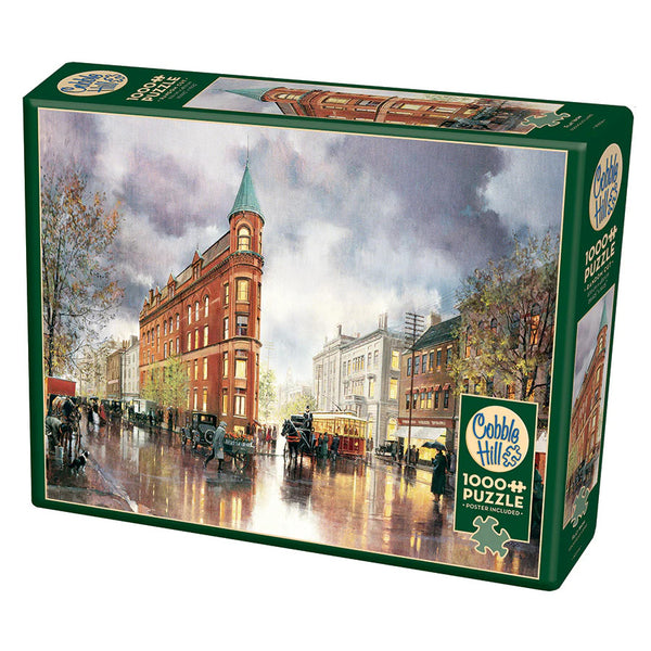 Cobble Hill 1000pc Puzzle - Vintage Toronto Flat Iron Building