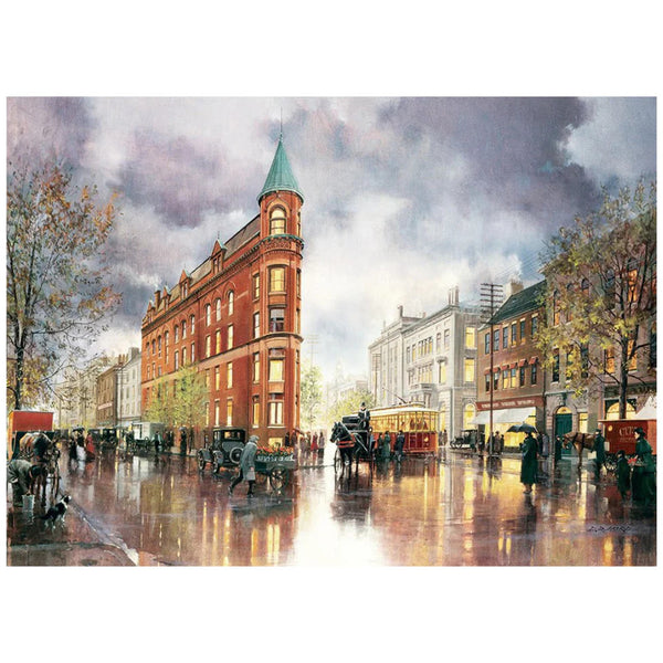 Cobble Hill 1000pc Puzzle - Vintage Toronto Flat Iron Building