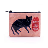 Blue Q Recycled Coin Purse - I'm Not Bossy Cat