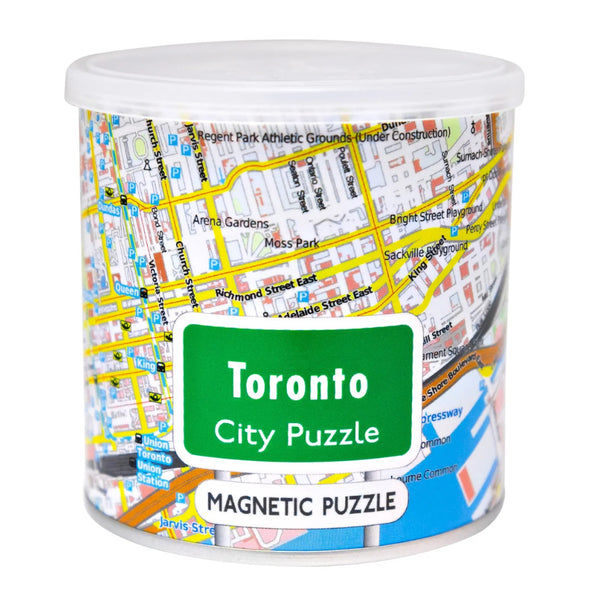 GeoToys Magnetic Puzzle 100pc Toronto Map