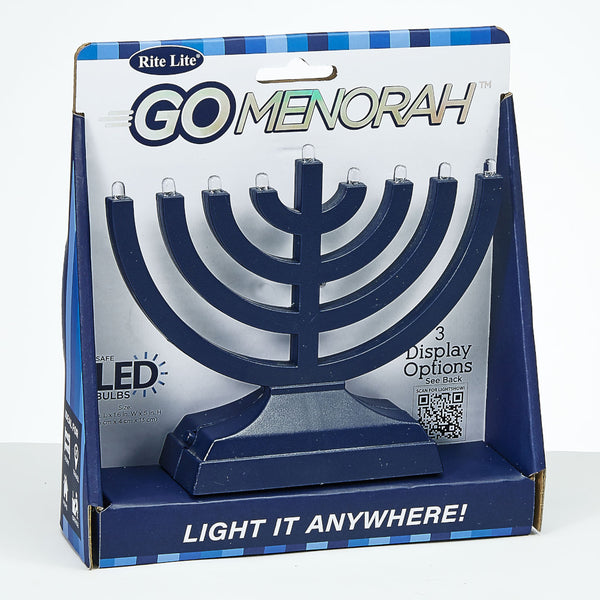 Rite Lite LED Go Menorah - Navy