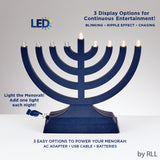 Rite Lite LED Go Menorah - Navy