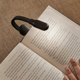 Kikkerland Rechargeable Book Light, Black