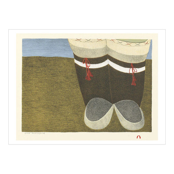Pomegranate Book of 30 Postcards - Inuit Art from Kinngait: Life on the Land