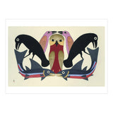 Pomegranate Book of 30 Postcards - Inuit Art from Kinngait: Life on the Land