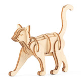 Kikkerland 3D Wooden Puzzle - Cat