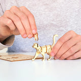 Kikkerland 3D Wooden Puzzle - Cat