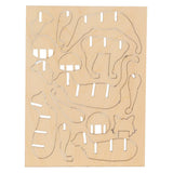 Kikkerland 3D Wooden Puzzle - Cat