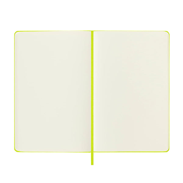 Moleskine Large Plain Hardcover Notebook - Lemon Green
