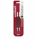Uniball Signo 207 Gel Pen Refill - .7mm 2pk Black