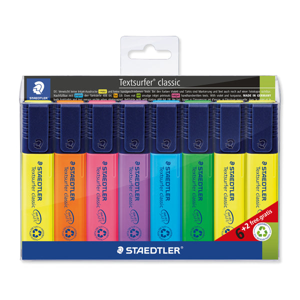 Staedtler Textsurfer Classic Highlighter 8pk