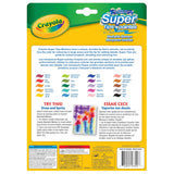 Crayola Washable Markers, Super Tips 20pk
