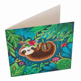 Craft Buddy DIY Crystal Art Card Kit - Sloth