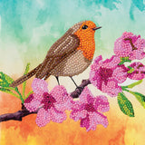 Craft Buddy DIY Crystal Art Card Kit - Robin