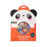 Kikkerland Kidoki Cute Animal Puffy Stickers