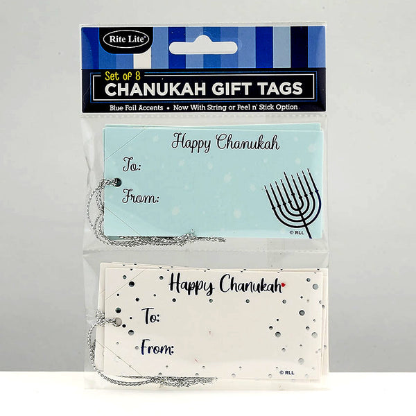 Rite Lite Chanukah Gift Tags 8pk