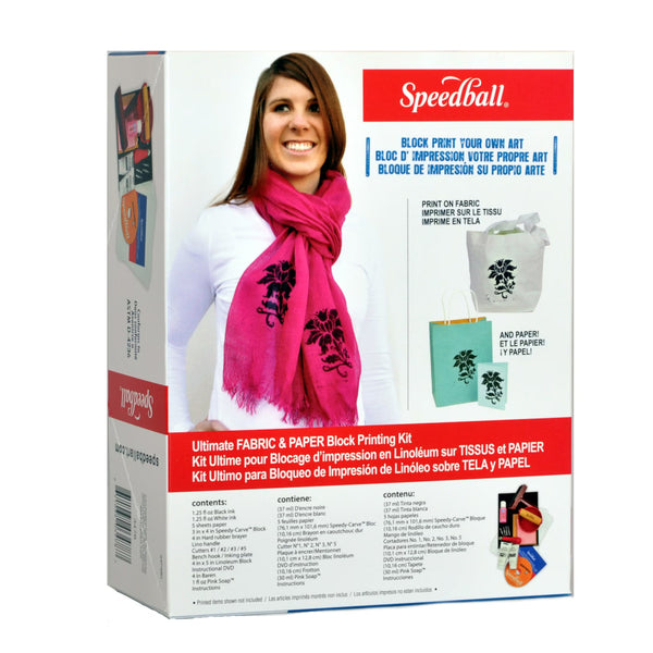 Speedball Ultimate Fabric Block Printing Kit