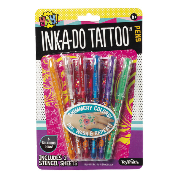 Toysmith Ink-A-Do Tattoo Pens 6pk