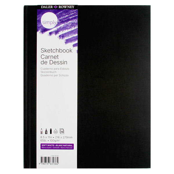 Daler-Rowney Simply Hardbound Sketchbook 8.5"x11"