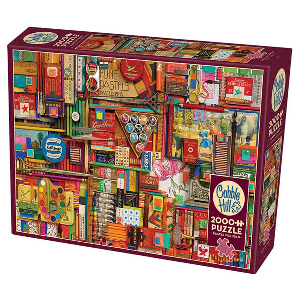 Cobble Hill 2000pc Puzzle - Vintage Art Supplies