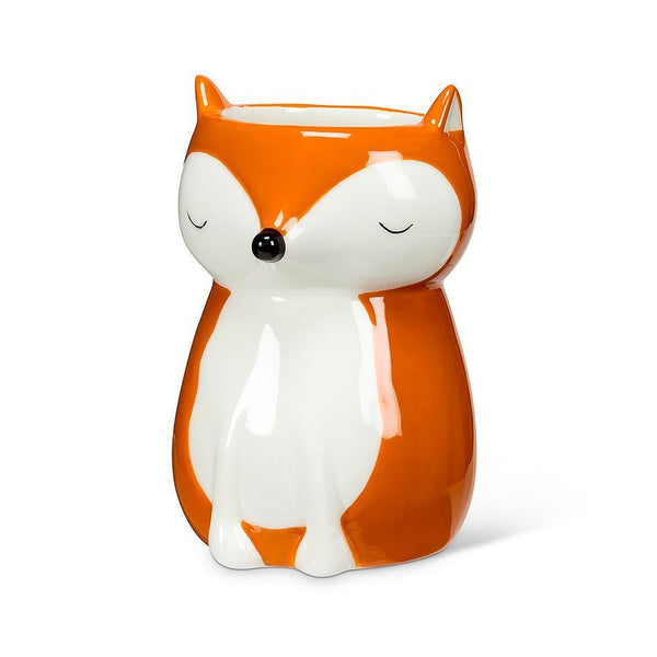 Abbott Sitting Fox Ceramic Planter/Vase