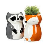 Abbott Sitting Fox Ceramic Planter/Vase