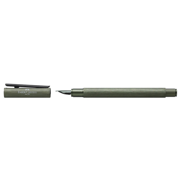 Faber-Castell Neo Slim Fountain Pen, Olive Green, Fine