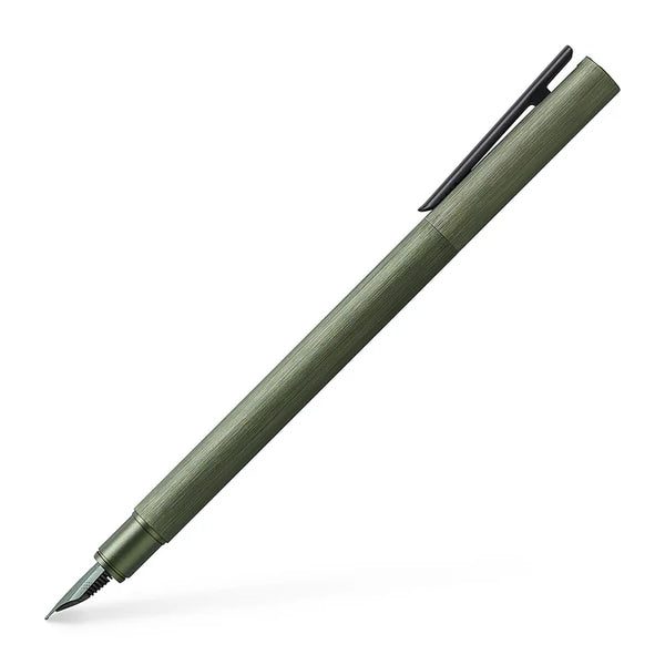 Faber-Castell Neo Slim Fountain Pen, Olive Green, Fine