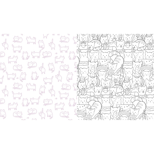 Chartwell Colouring Book Kawaii Kitties