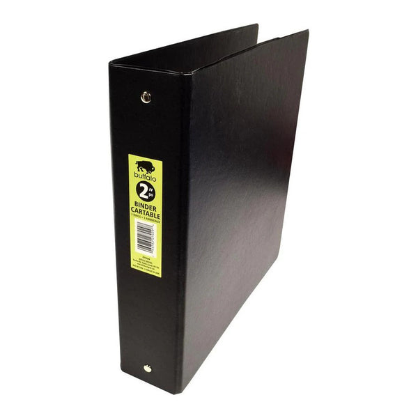 Buffalo 3-Ring PVC Binder, 2" Spine, Assorted Colours