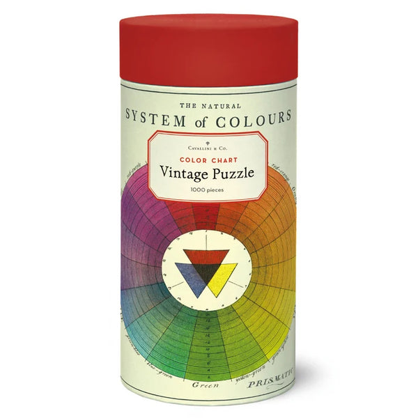 Cavallini 1000pc Vintage Puzzle - Colour Wheel