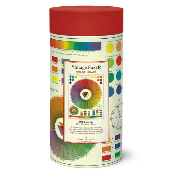 Cavallini 1000pc Vintage Puzzle - Colour Wheel