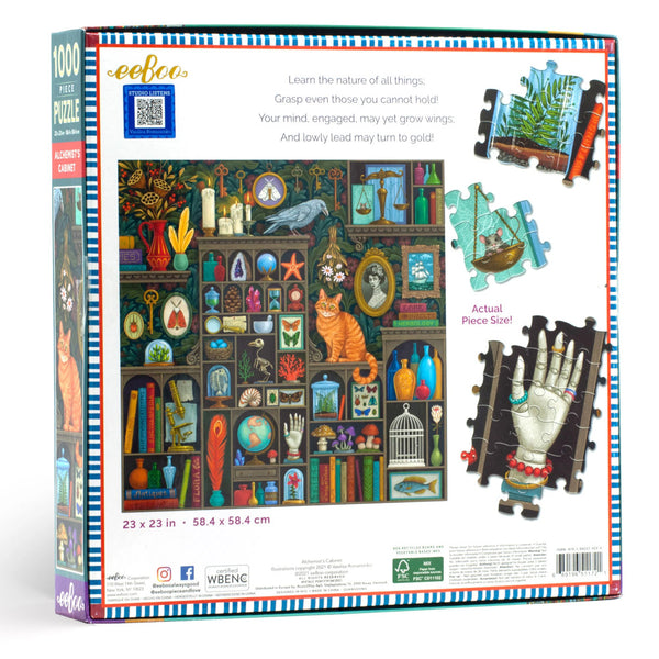 eeBoo 1000pc Puzzle - Alchemist's Cabinet