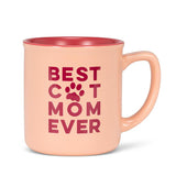 Abbott Stoneware Mug 15oz: Best Cat Mom Ever