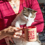Abbott Stoneware Mug 15oz: Best Cat Mom Ever
