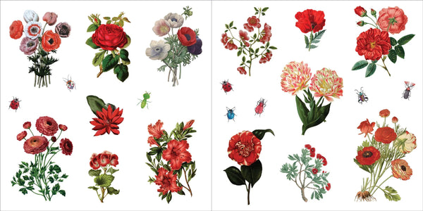 Peter Pauper Press Sticker Book - Bunches of Botanicals