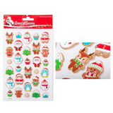 Santa's Secret Christmas Puffy Stickers