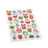 Santa's Secret Christmas Puffy Stickers