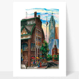 David Crighton Postcard - St. Lawrence Market Toronto