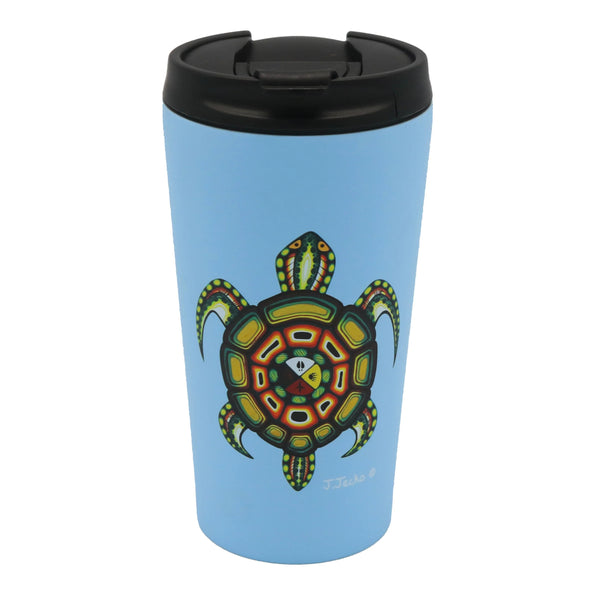 Oscardo Stainless Steel Travel Mug - James Jacko: Medicine Turtle