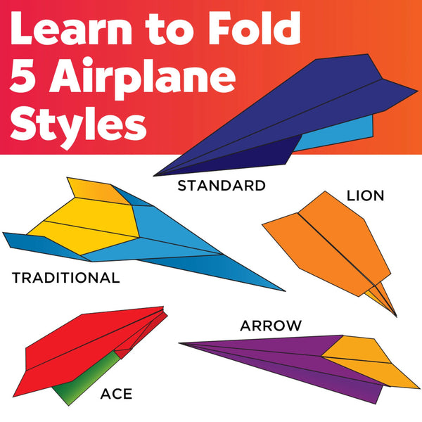 Creativity for Kids Stunt Squadron Paper Airplanes Kit