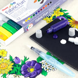 Pentel Arts Fabric Fun Paint 12pk